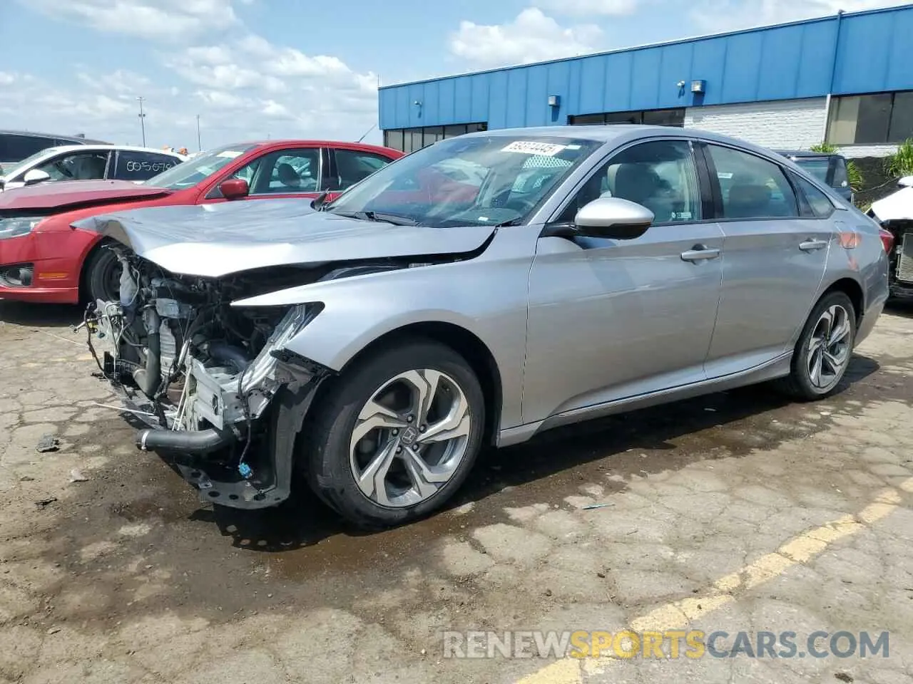1 Photograph of a damaged car 1HGCV1F50KA023459 HONDA ACCORD 2019
