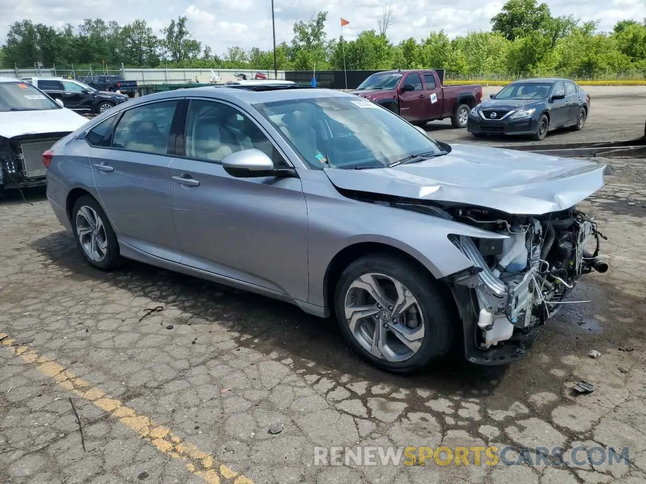 4 Photograph of a damaged car 1HGCV1F50KA023459 HONDA ACCORD 2019