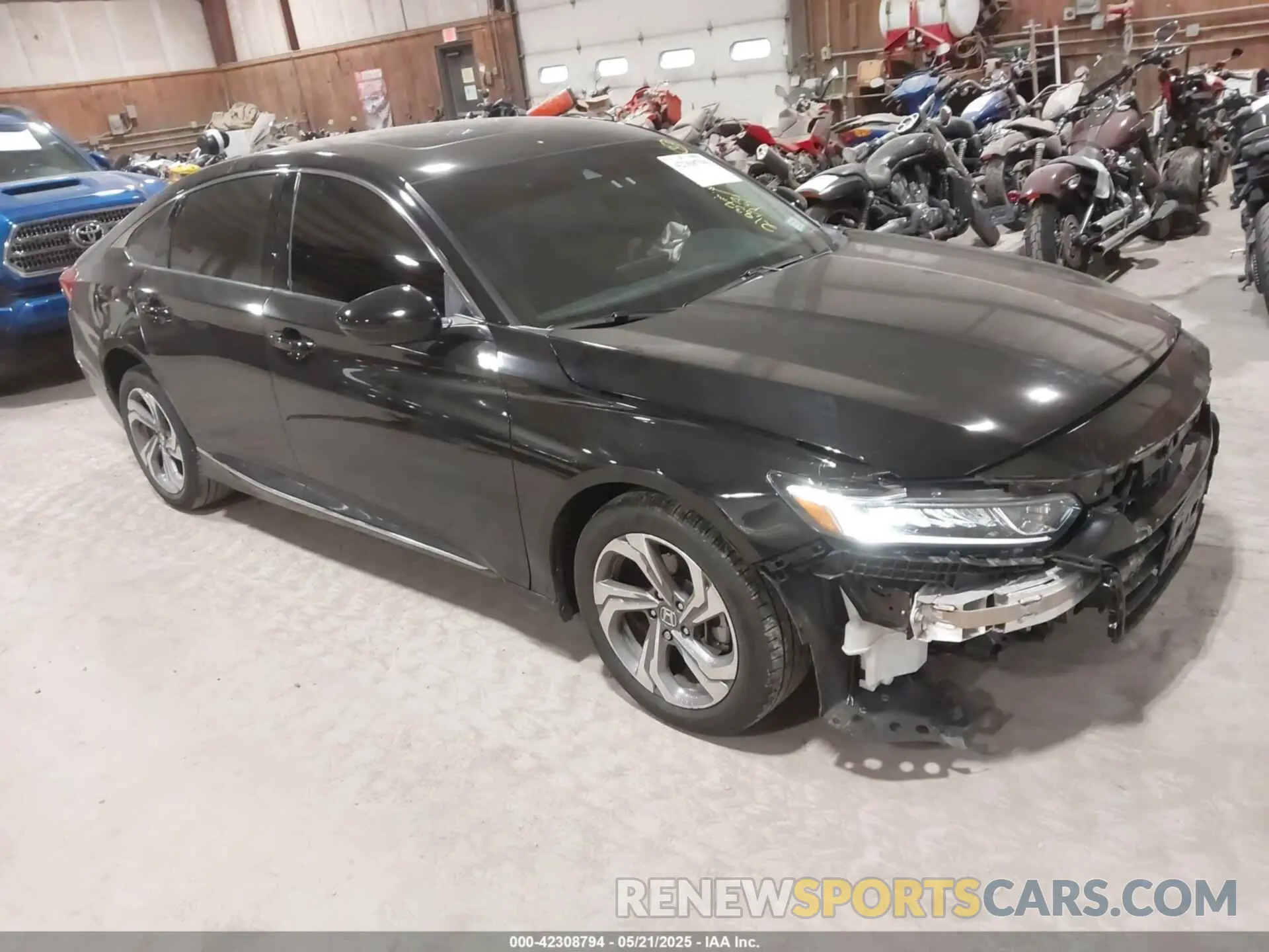 1 Photograph of a damaged car 1HGCV1F51KA112487 HONDA ACCORD 2019