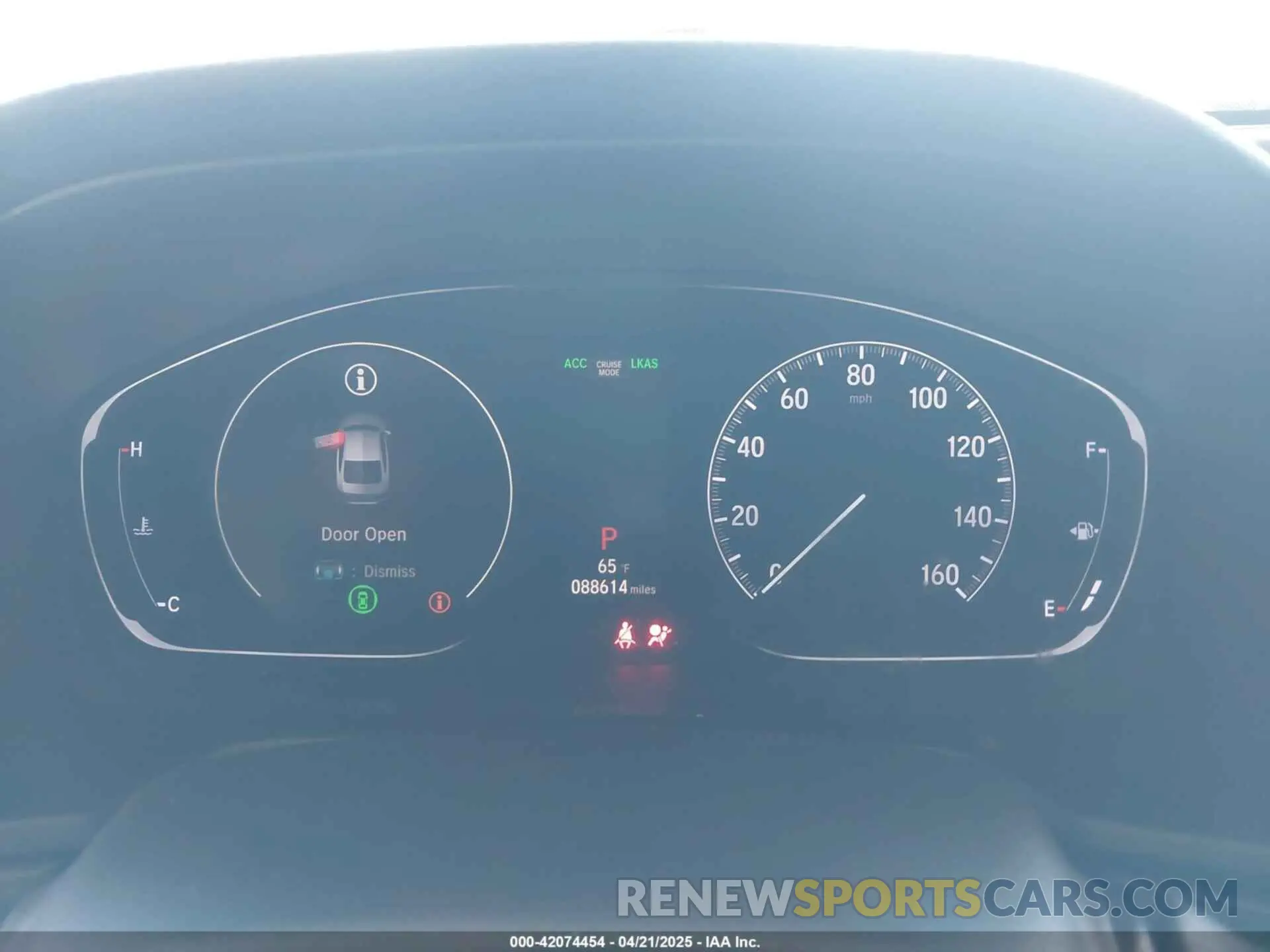 7 Photograph of a damaged car 1HGCV1F52KA038318 HONDA ACCORD 2019