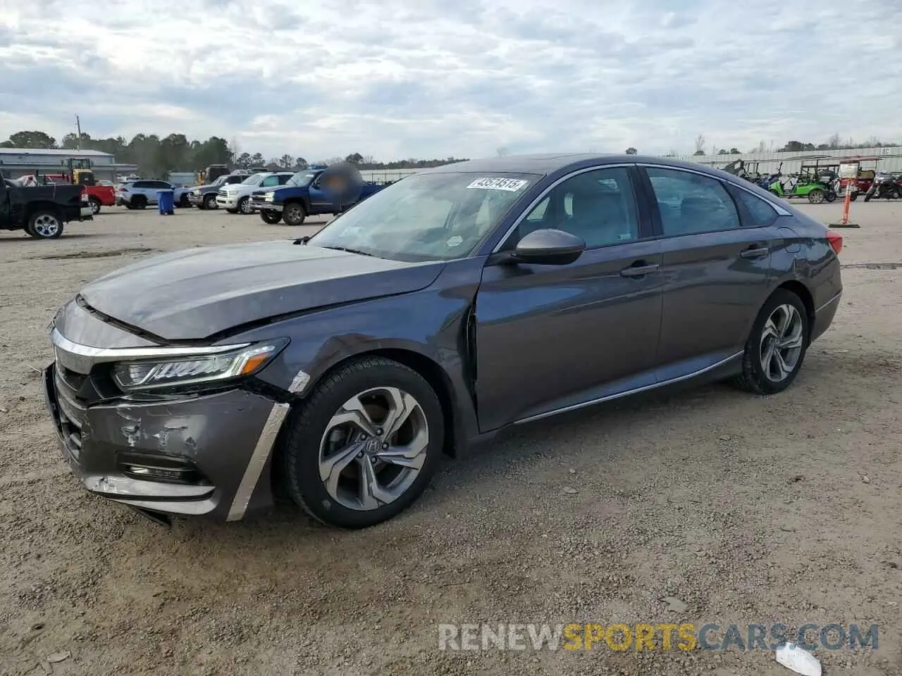 1 Photograph of a damaged car 1HGCV1F53KA018806 HONDA ACCORD 2019