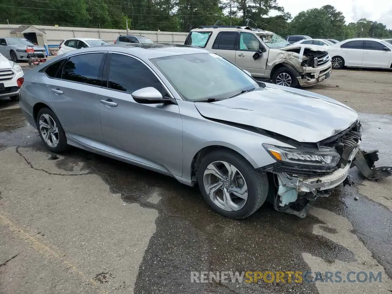4 Photograph of a damaged car 1HGCV1F54KA133852 HONDA ACCORD 2019