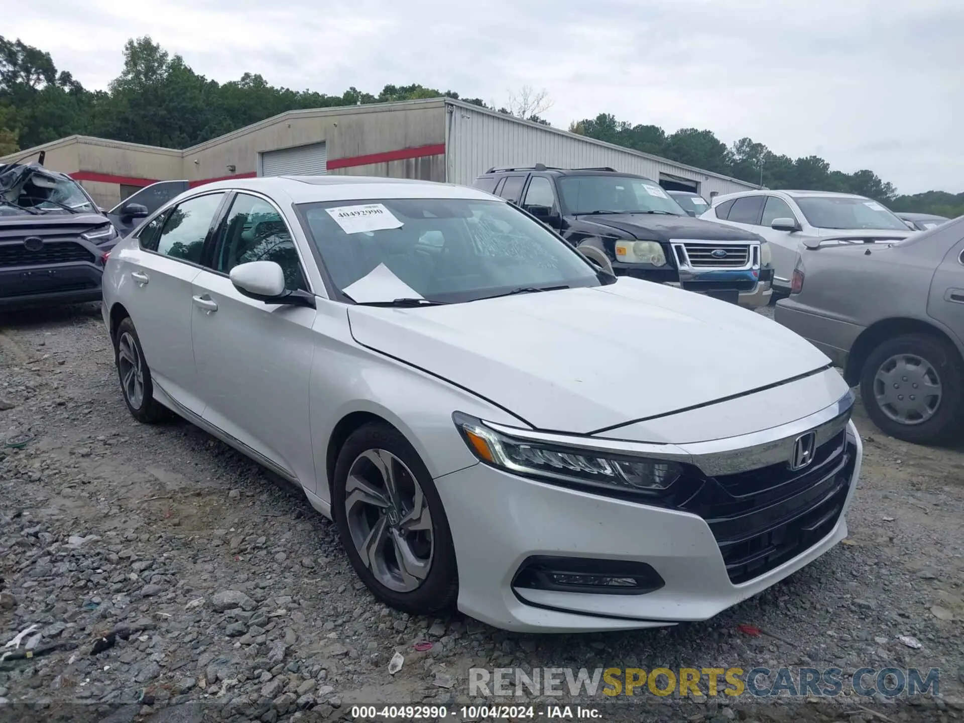 1 Photograph of a damaged car 1HGCV1F59KA163512 HONDA ACCORD 2019