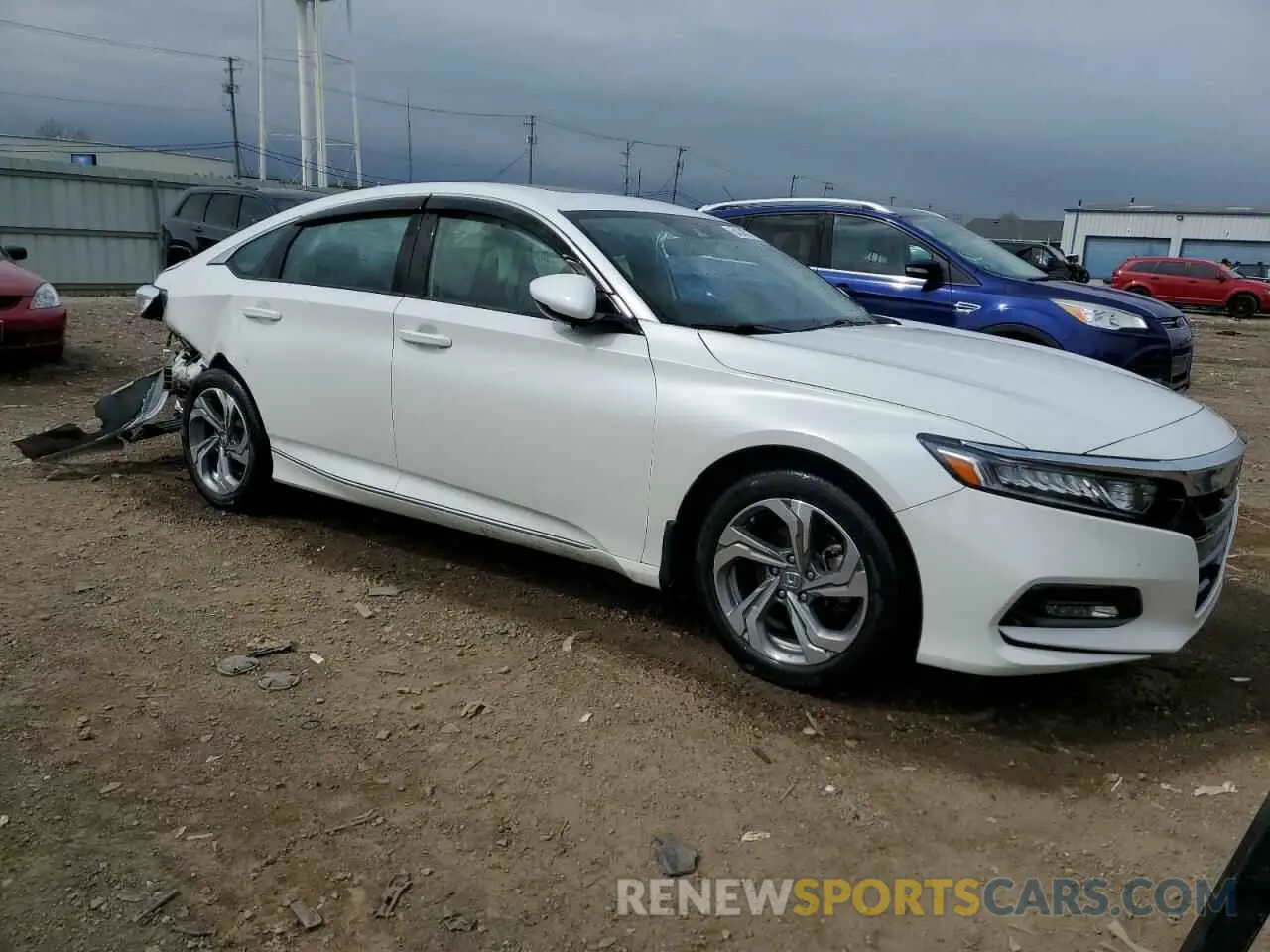 4 Фотография поврежденного автомобиля 1HGCV1F5XKA157945 HONDA ACCORD 2019