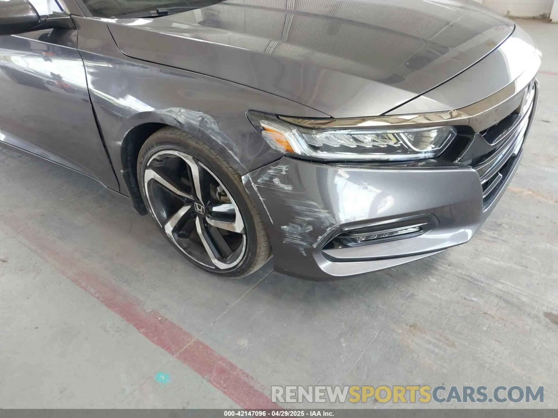 6 Photograph of a damaged car 1HGCV2E35KA007554 HONDA ACCORD 2019