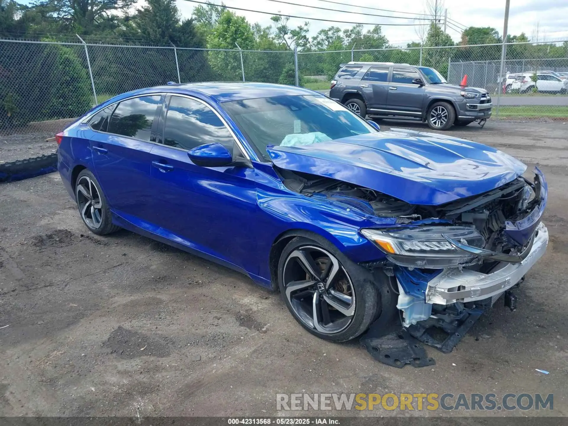 1 Photograph of a damaged car 1HGCV2F30KA008643 HONDA ACCORD 2019
