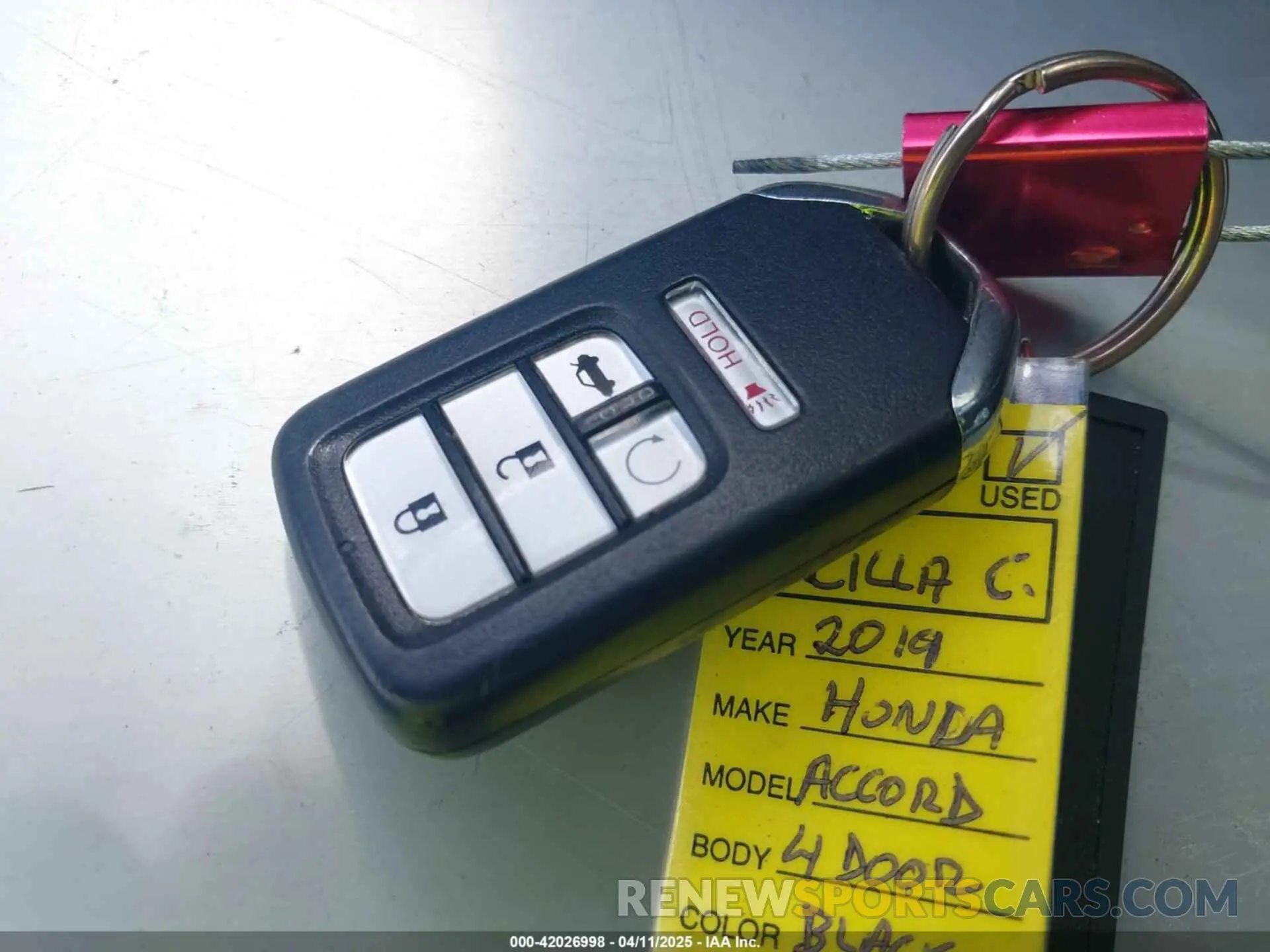 11 Photograph of a damaged car 1HGCV2F30KA022414 HONDA ACCORD 2019