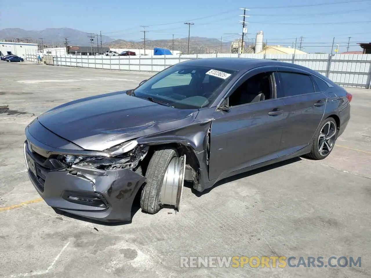 1 Photograph of a damaged car 1HGCV2F31KA006187 HONDA ACCORD 2019