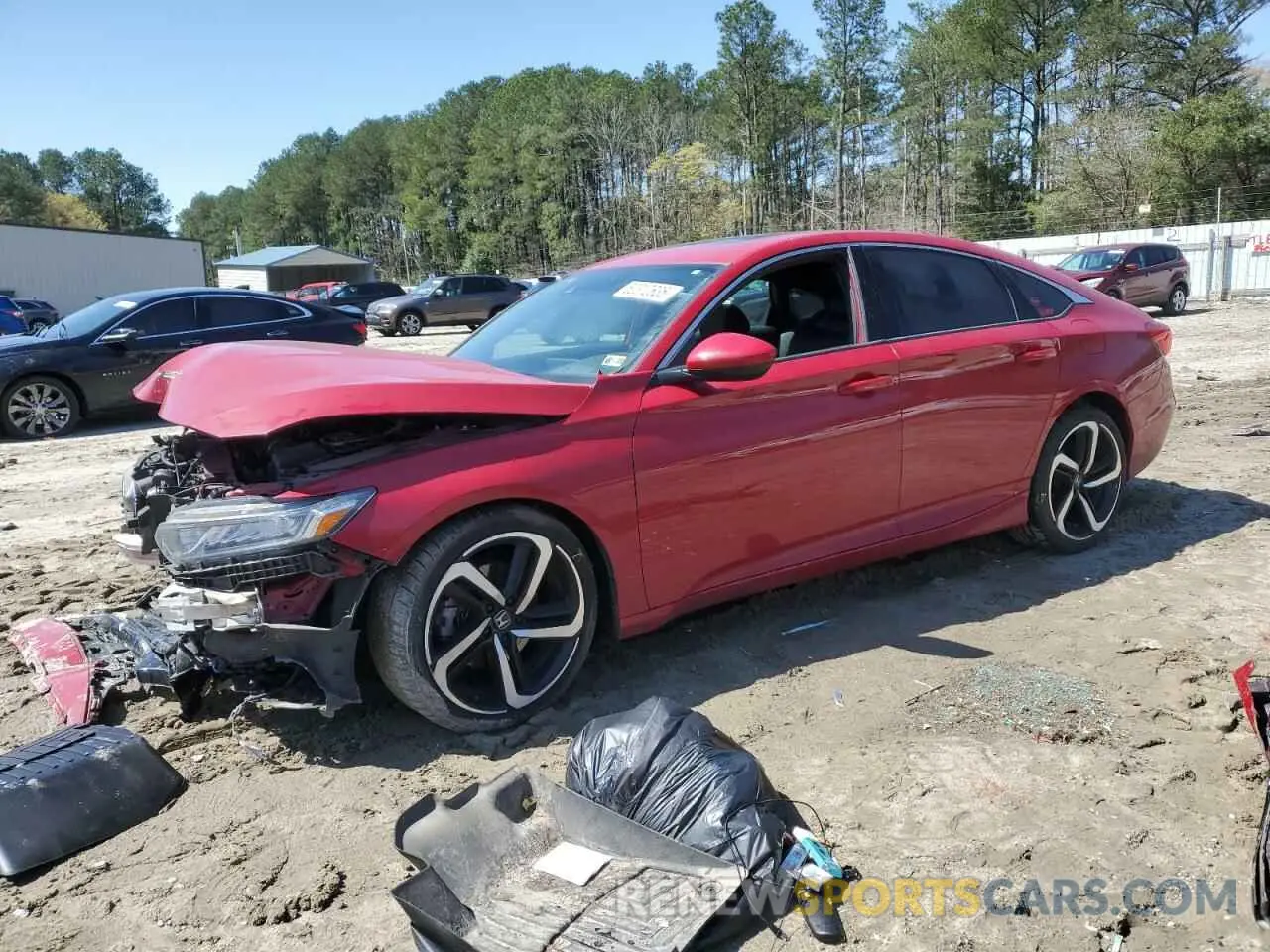 1 Photograph of a damaged car 1HGCV2F32KA021314 HONDA ACCORD 2019