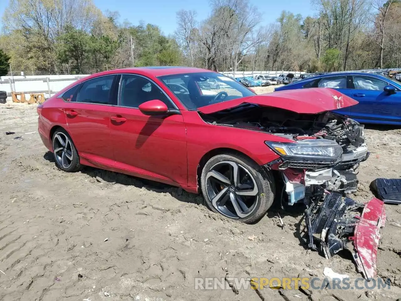 4 Photograph of a damaged car 1HGCV2F32KA021314 HONDA ACCORD 2019