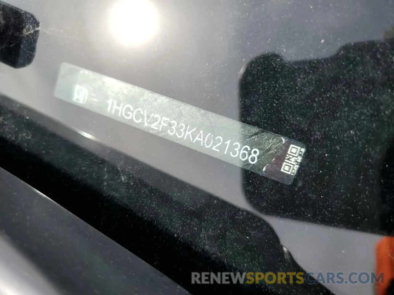 12 Фотография поврежденного автомобиля 1HGCV2F33KA021368 HONDA ACCORD 2019