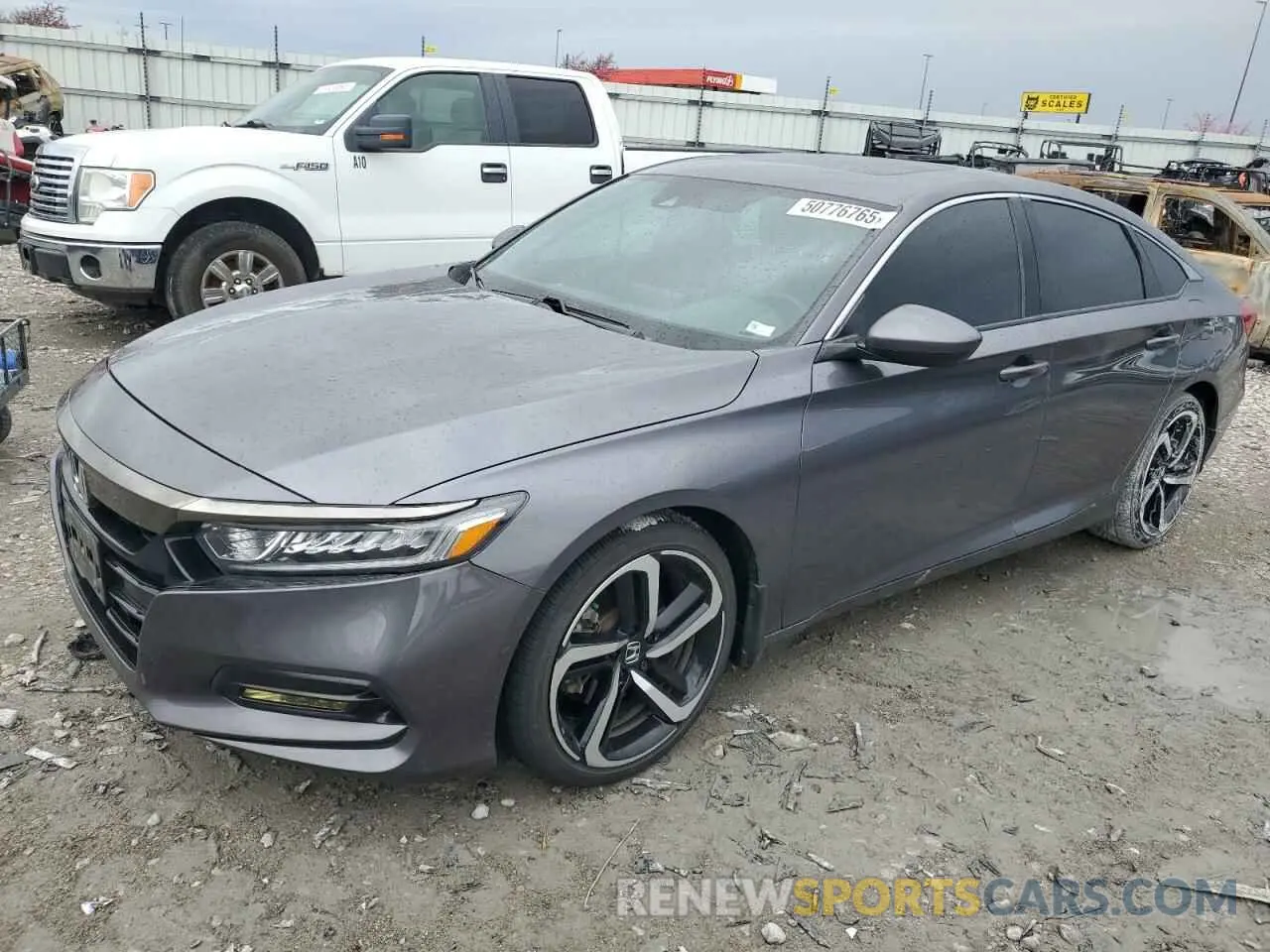 1 Photograph of a damaged car 1HGCV2F33KA033522 HONDA ACCORD 2019