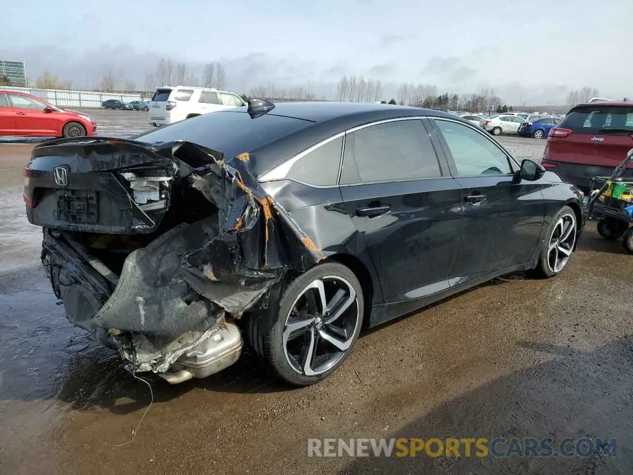 3 Photograph of a damaged car 1HGCV2F33KA800754 HONDA ACCORD 2019