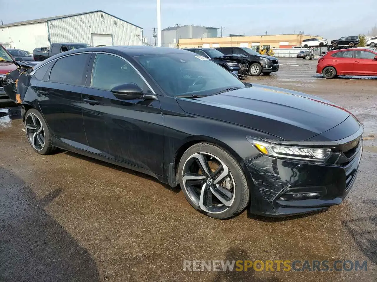 4 Photograph of a damaged car 1HGCV2F33KA800754 HONDA ACCORD 2019