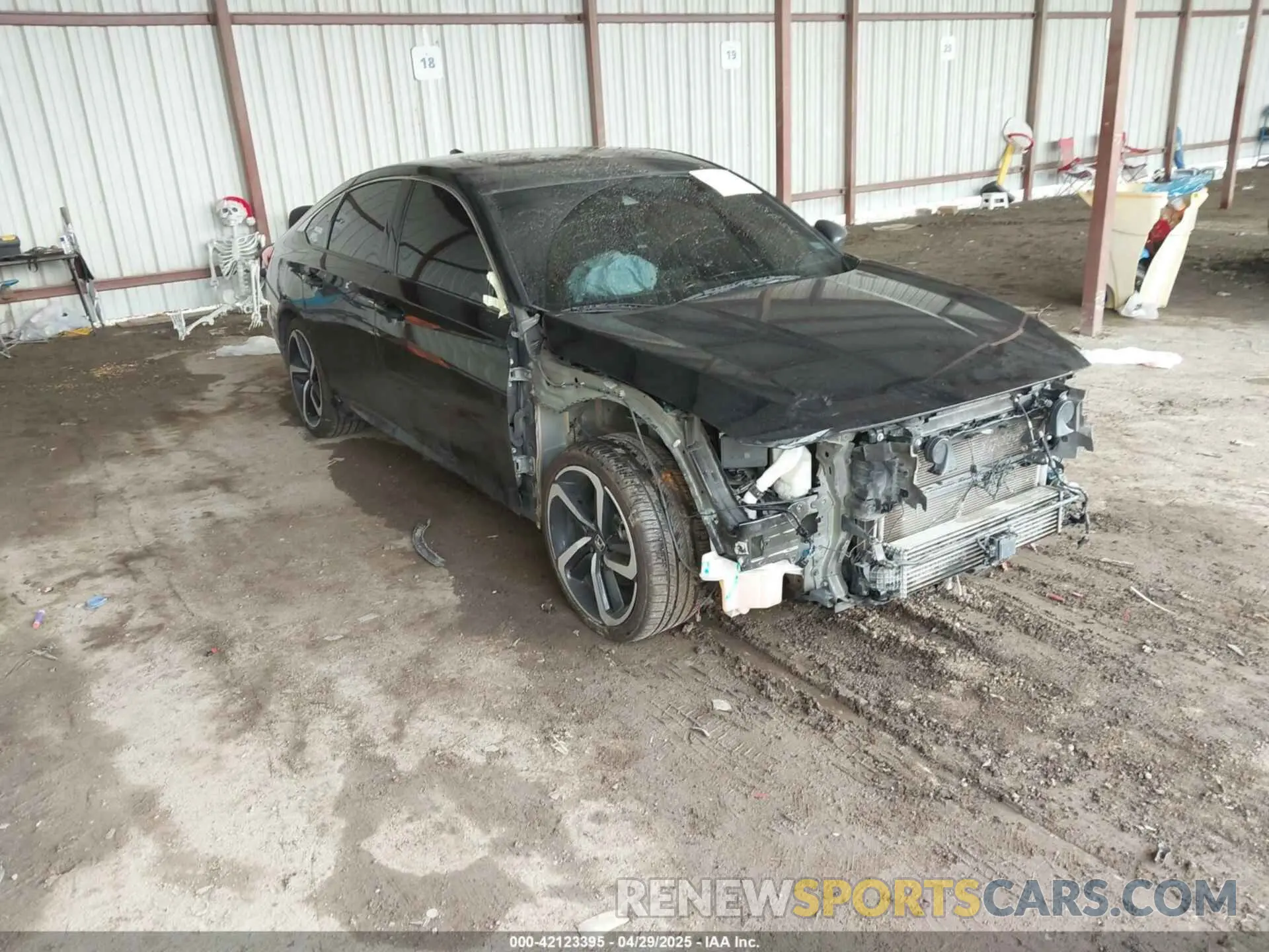1 Photograph of a damaged car 1HGCV2F34KA014848 HONDA ACCORD 2019