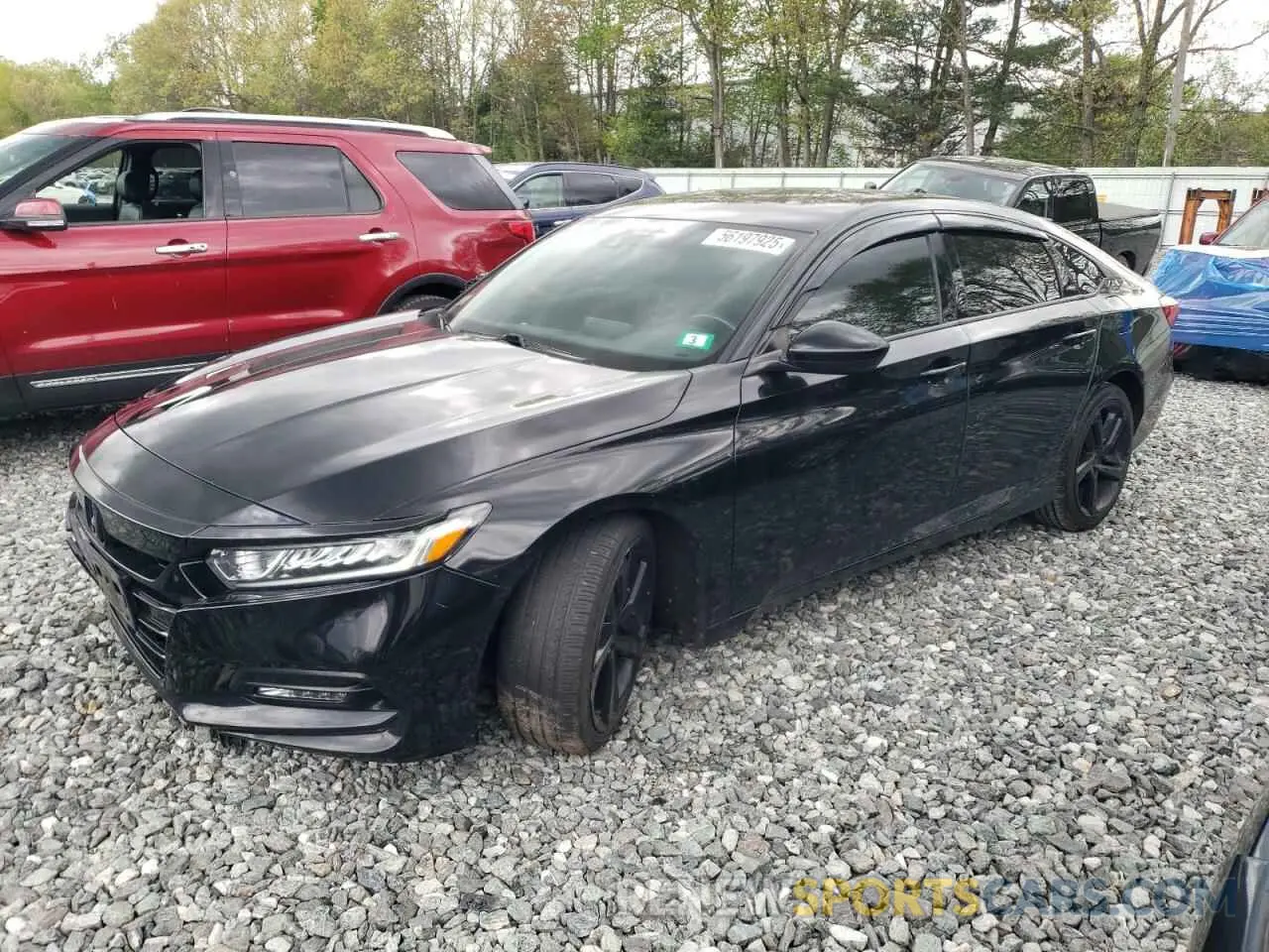 1 Photograph of a damaged car 1HGCV2F35KA017502 HONDA ACCORD 2019