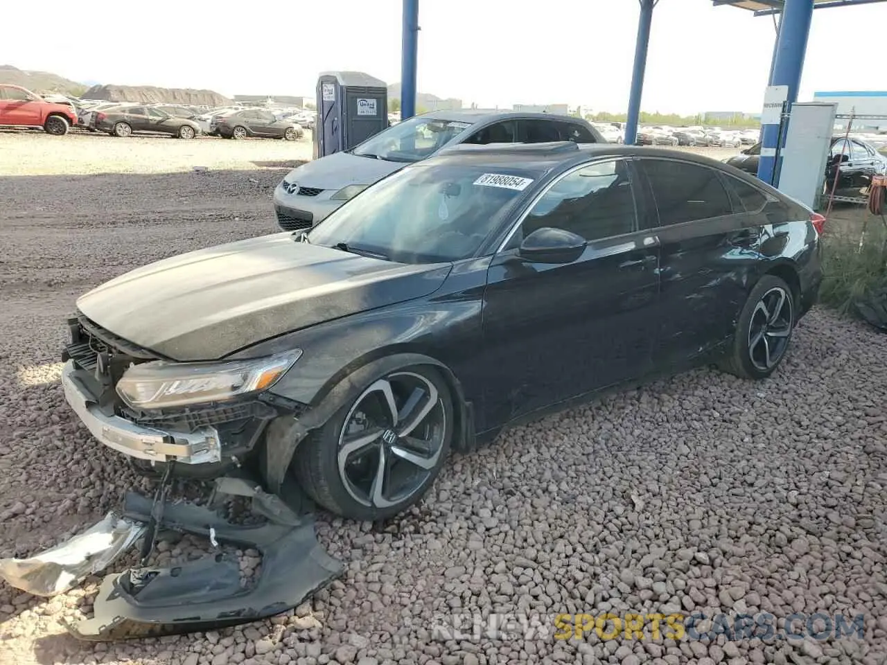 1 Photograph of a damaged car 1HGCV2F36KA008131 HONDA ACCORD 2019