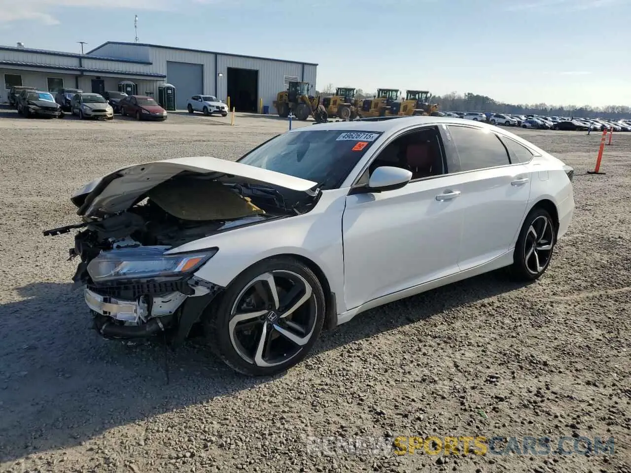 1 Photograph of a damaged car 1HGCV2F38KA015954 HONDA ACCORD 2019