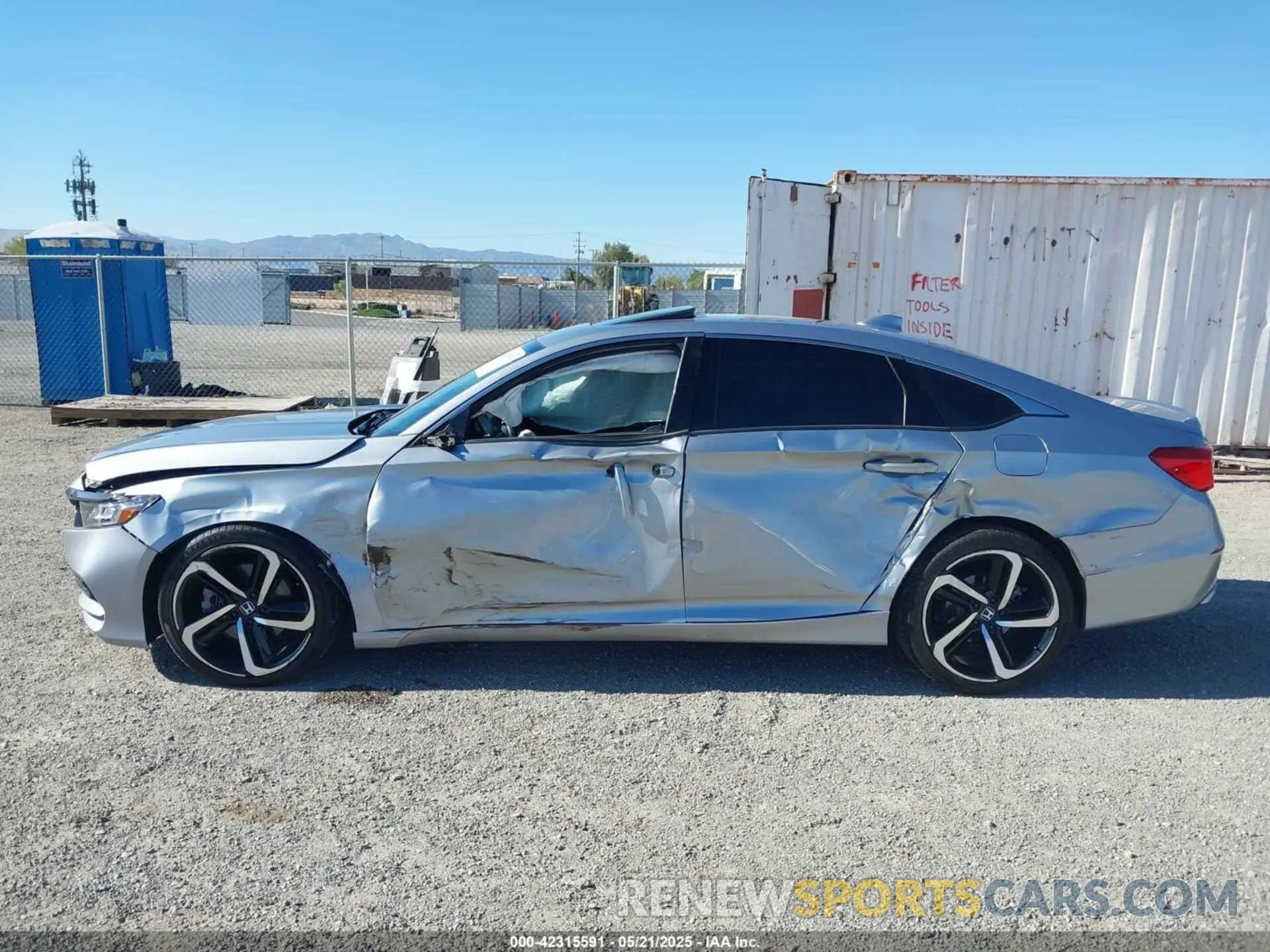 15 Photograph of a damaged car 1HGCV2F39KA011427 HONDA ACCORD 2019