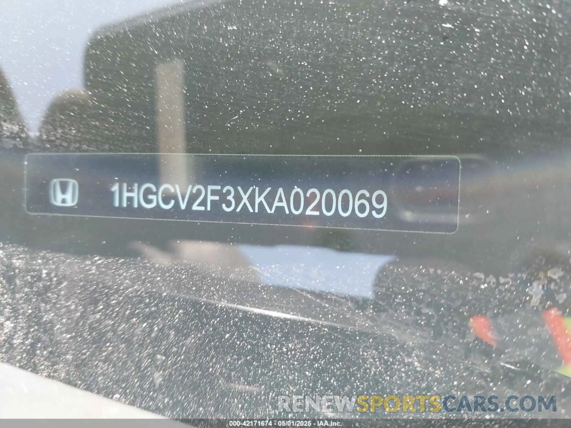 9 Фотография поврежденного автомобиля 1HGCV2F3XKA020069 HONDA ACCORD 2019