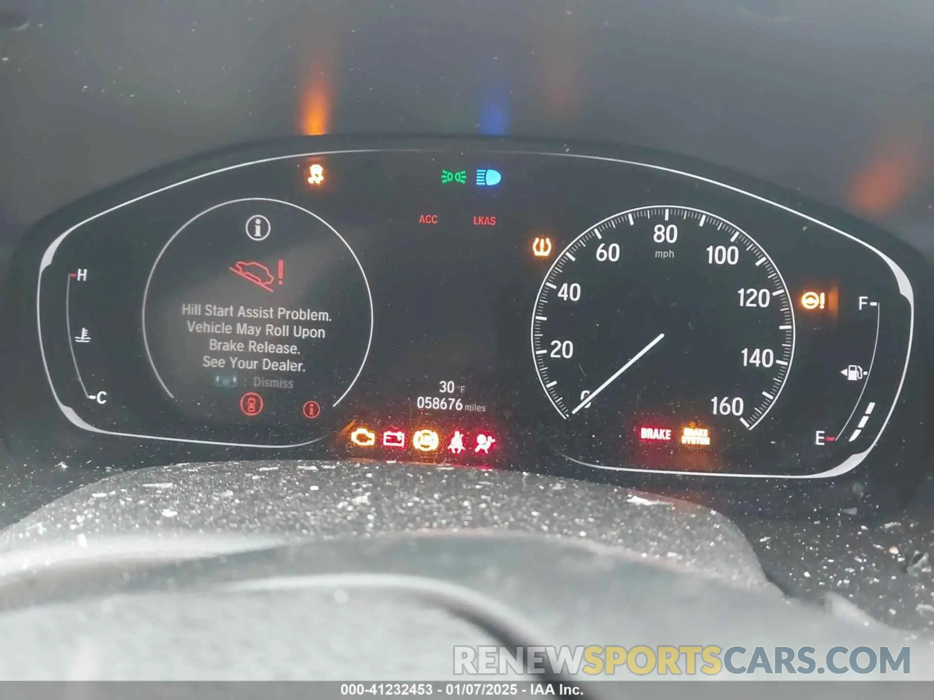 7 Photograph of a damaged car 1HGCV2F55KA012432 HONDA ACCORD 2019
