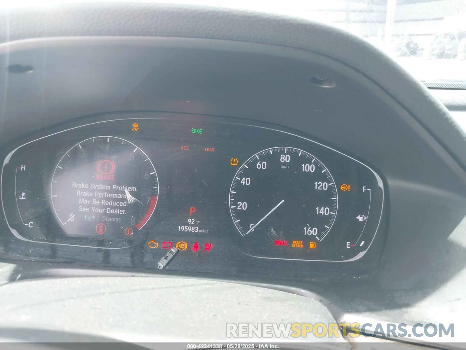 7 Photograph of a damaged car 1HGCV2F91KA025052 HONDA ACCORD 2019