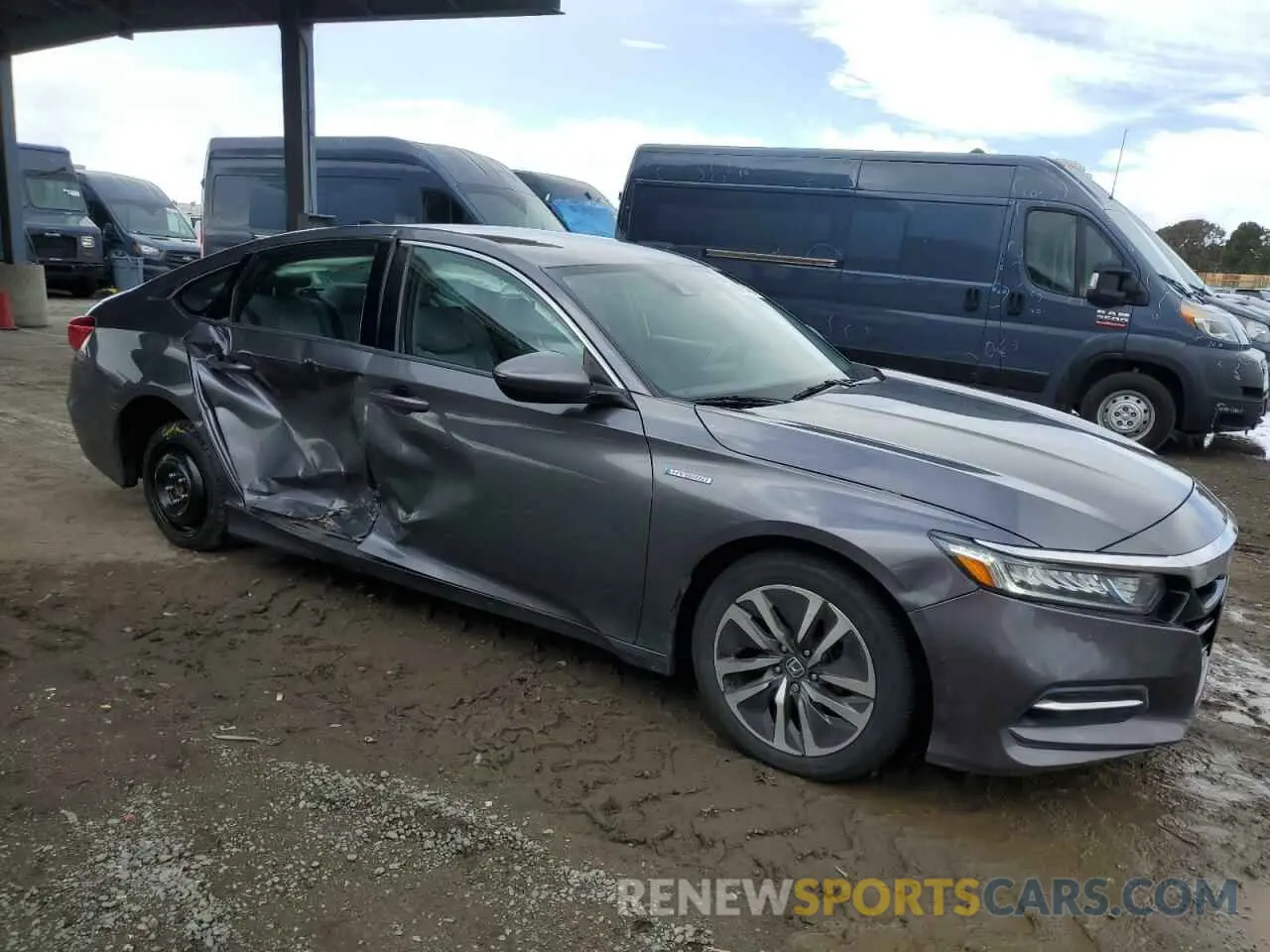 4 Фотография поврежденного автомобиля 1HGCV3F1XKA016771 HONDA ACCORD 2019