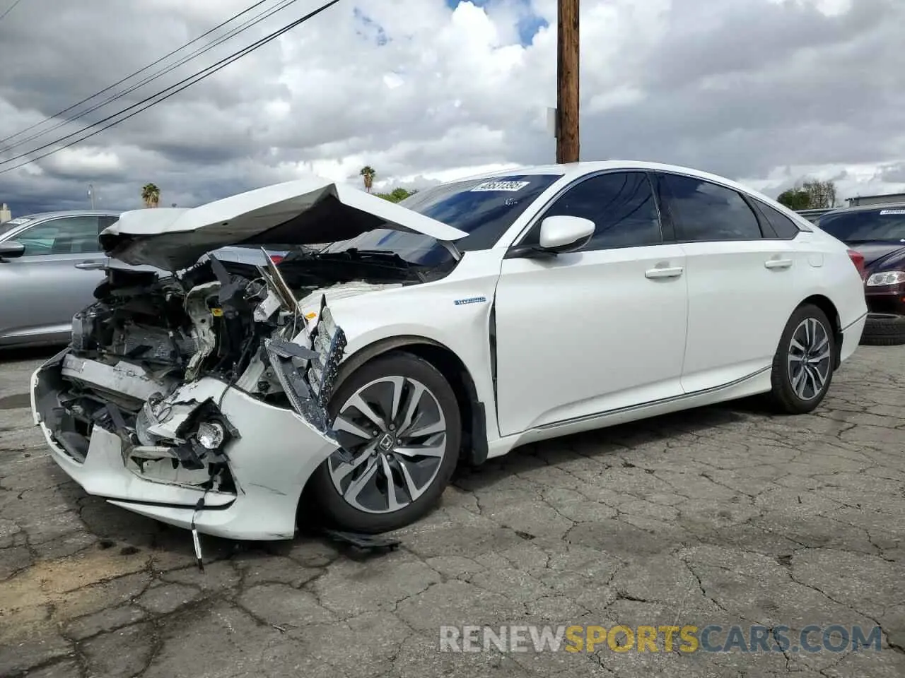 1 Photograph of a damaged car 1HGCV3F54KA018860 HONDA ACCORD 2019