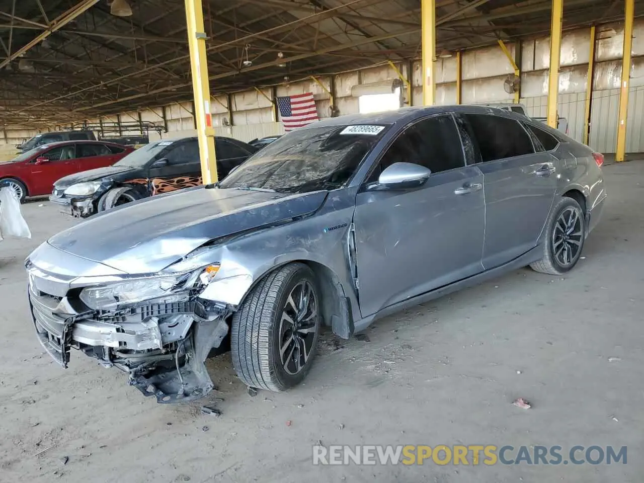1 Photograph of a damaged car 1HGCV3F96KA016949 HONDA ACCORD 2019