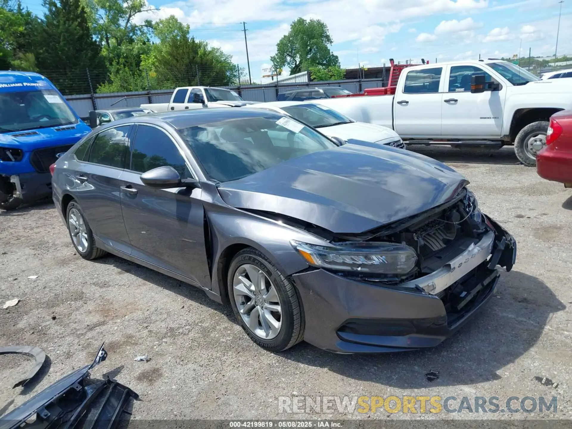 1 Photograph of a damaged car 1HGCV1F11LA030662 HONDA ACCORD 2020