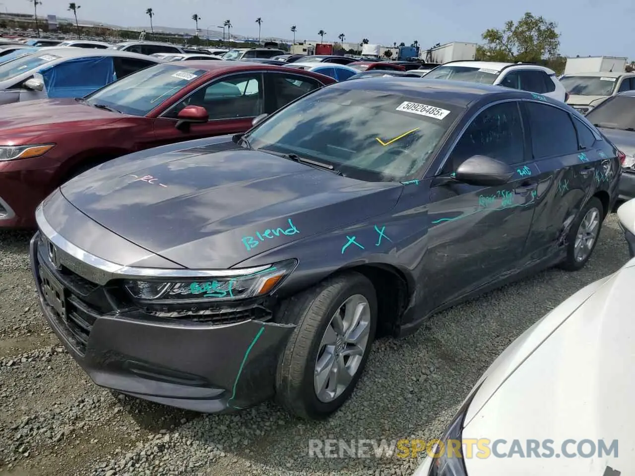 1 Photograph of a damaged car 1HGCV1F12LA121391 HONDA ACCORD 2020