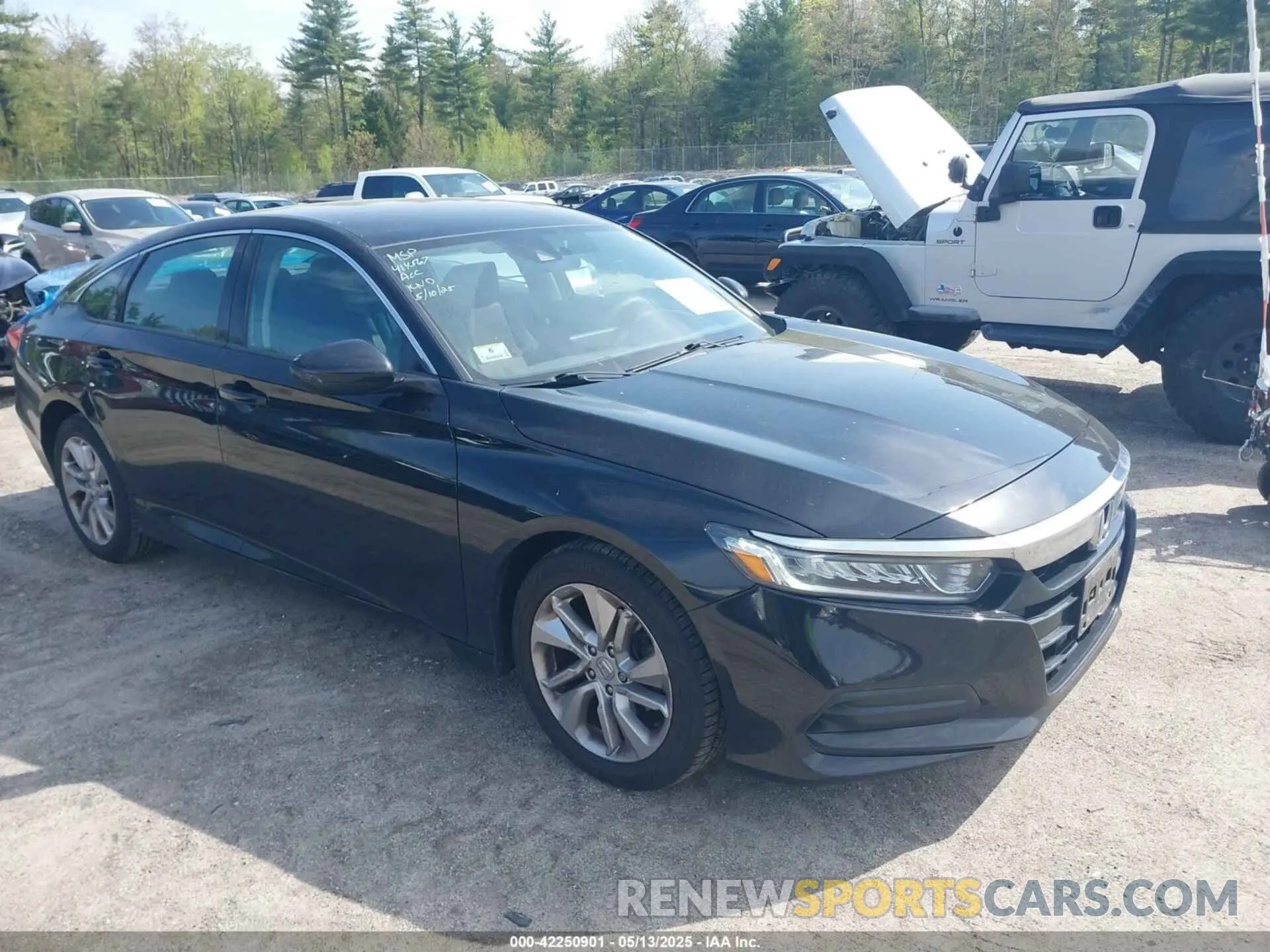 1 Photograph of a damaged car 1HGCV1F13LA063775 HONDA ACCORD 2020