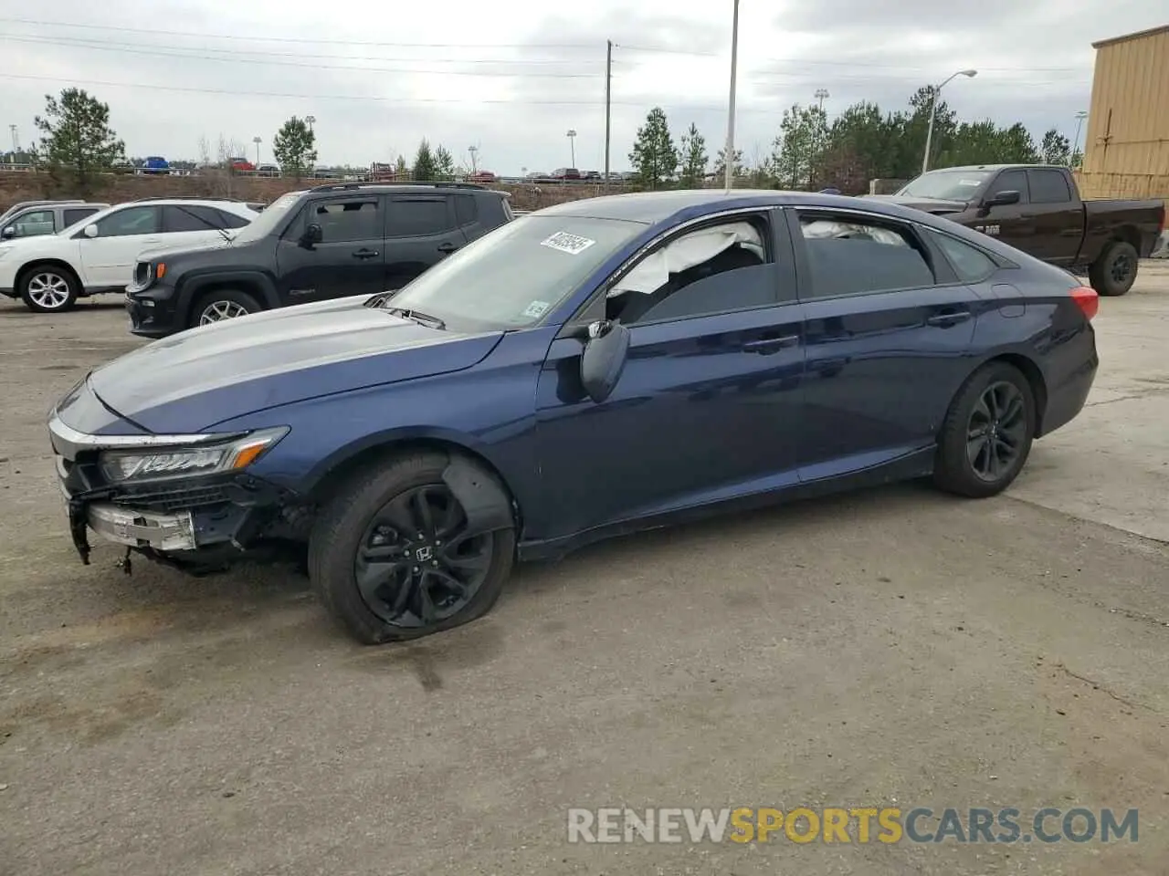 1 Photograph of a damaged car 1HGCV1F16LA043472 HONDA ACCORD 2020