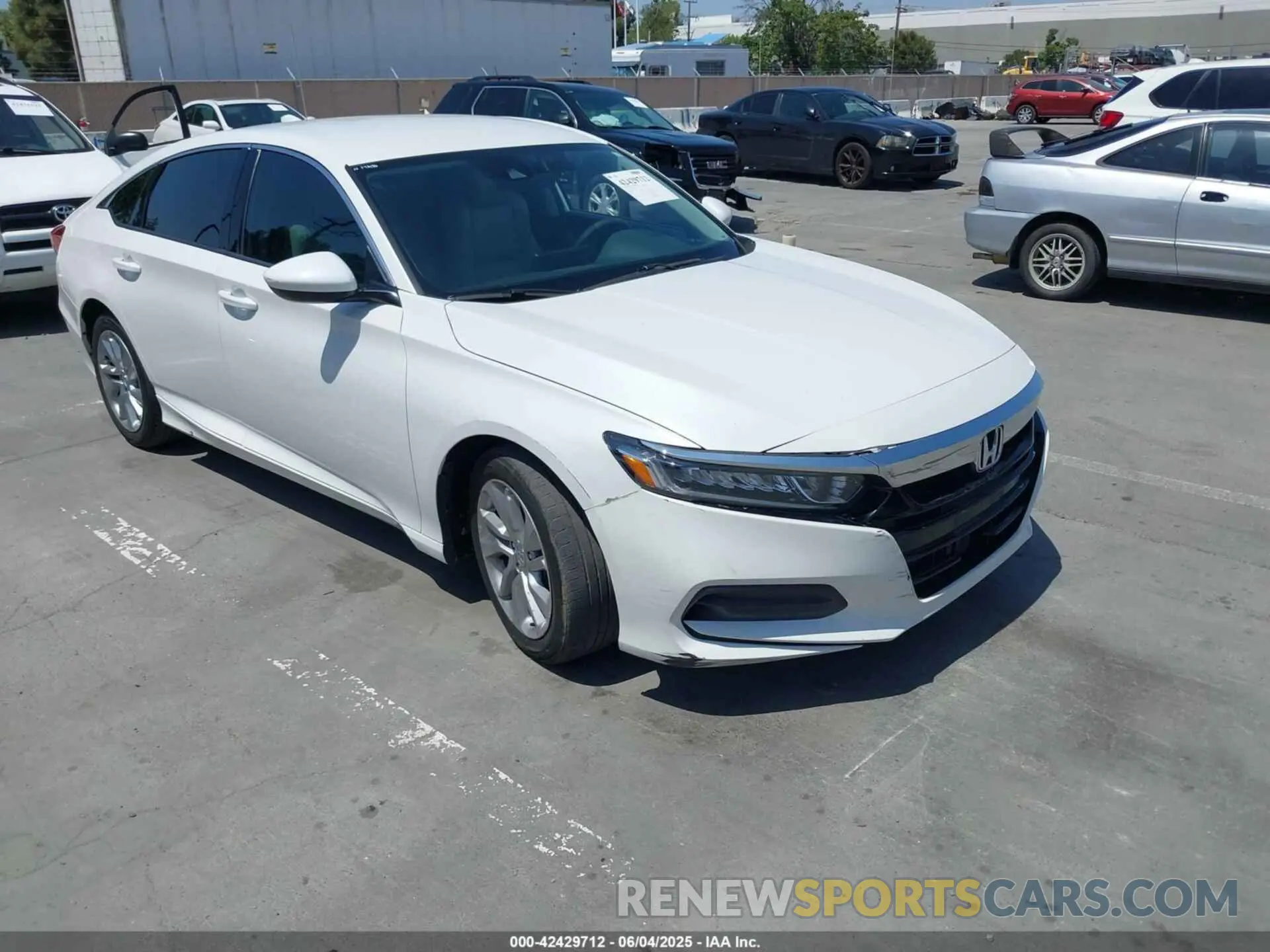 1 Photograph of a damaged car 1HGCV1F16LA070669 HONDA ACCORD 2020