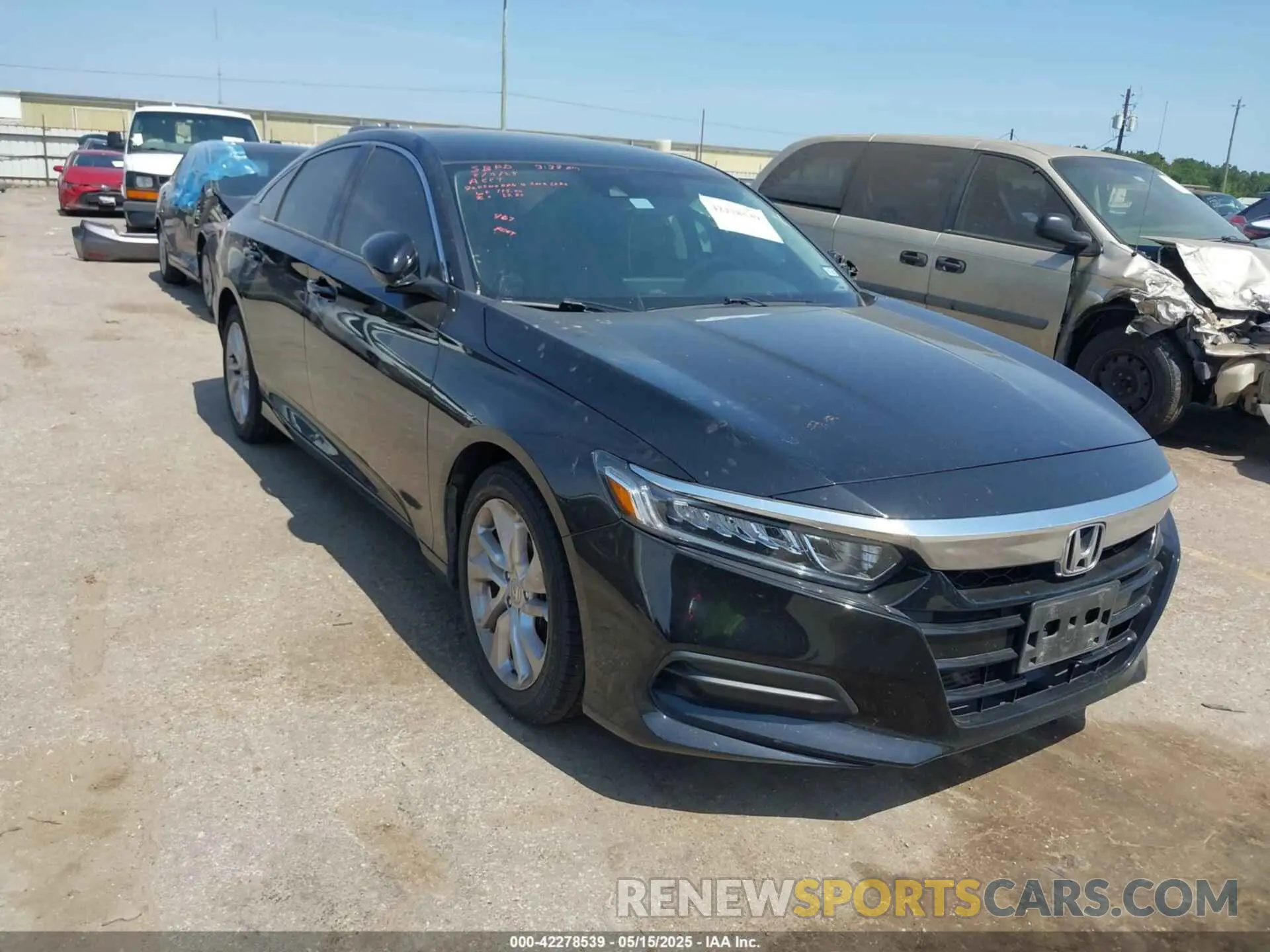 1 Photograph of a damaged car 1HGCV1F17LA141118 HONDA ACCORD 2020