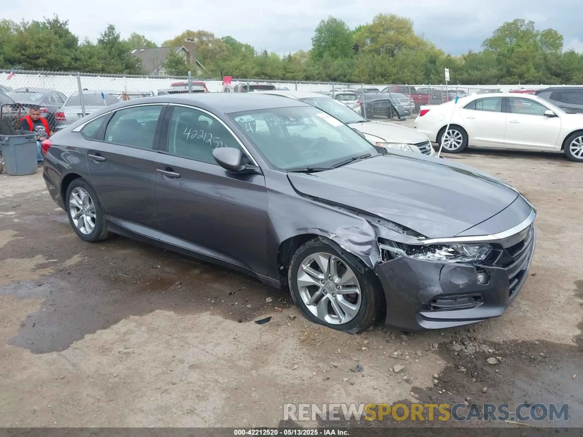 1 Photograph of a damaged car 1HGCV1F19LA081830 HONDA ACCORD 2020