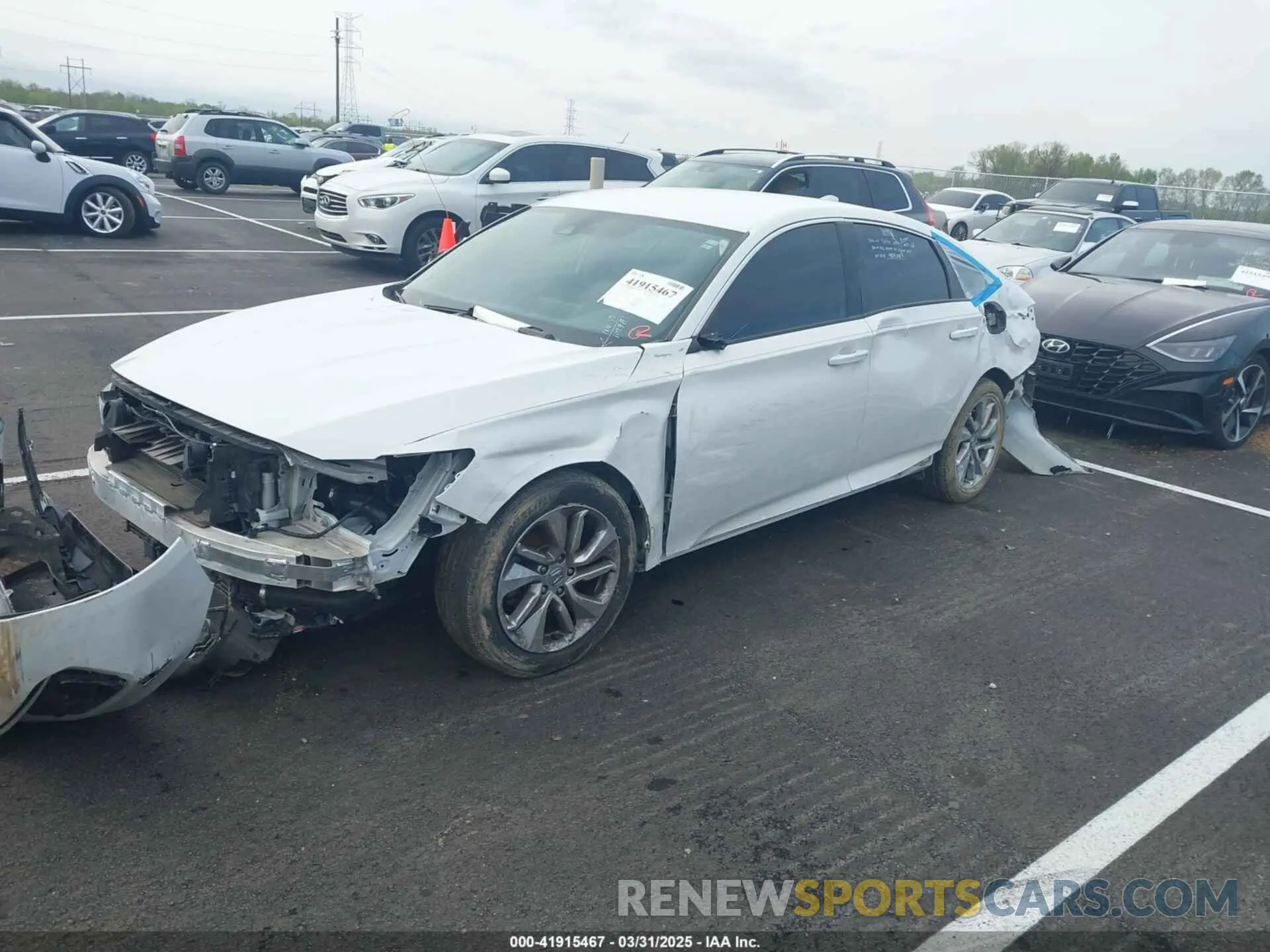 2 Фотография поврежденного автомобиля 1HGCV1F19LA142352 HONDA ACCORD 2020