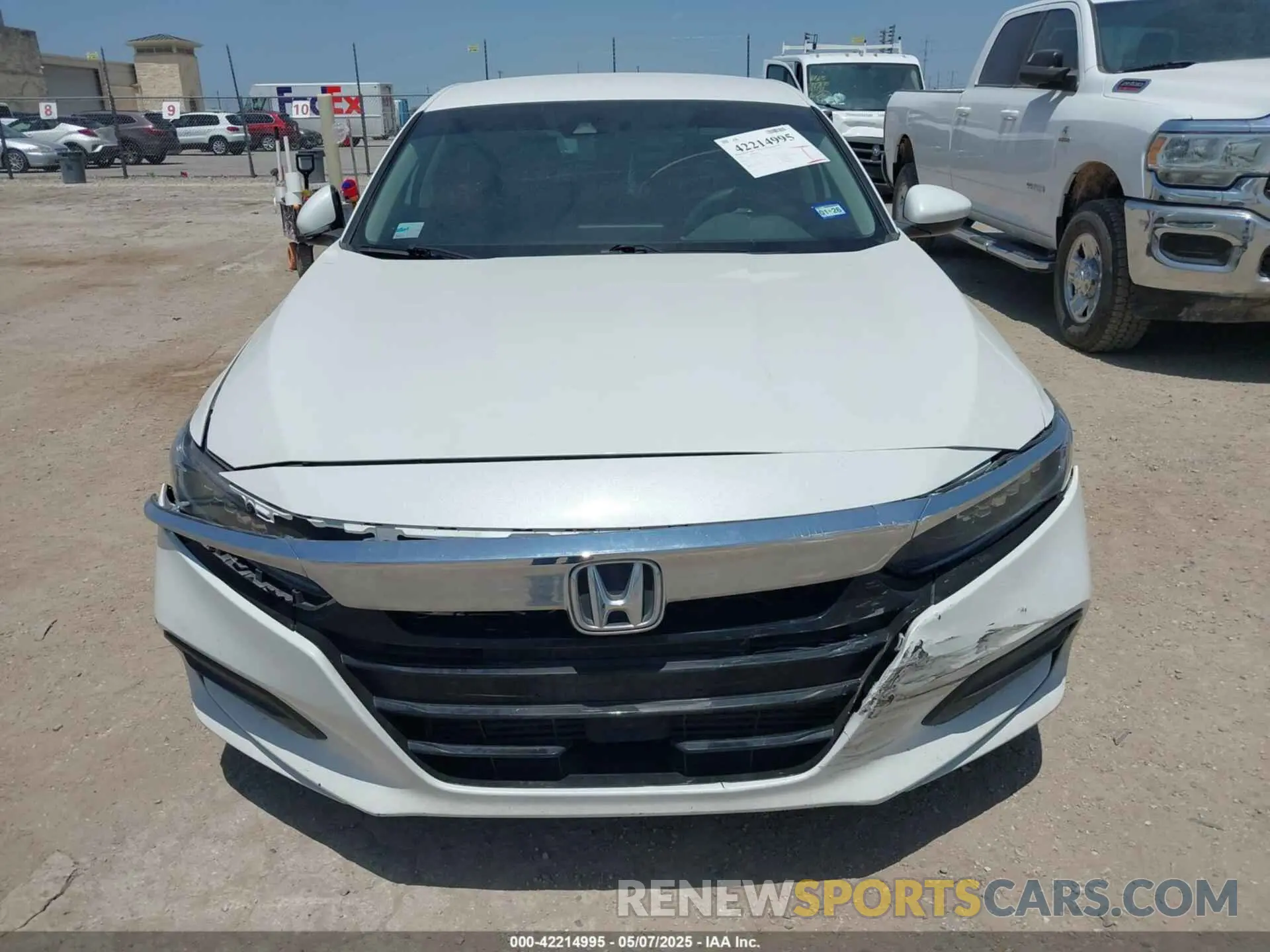 6 Photograph of a damaged car 1HGCV1F1XLA111482 HONDA ACCORD 2020