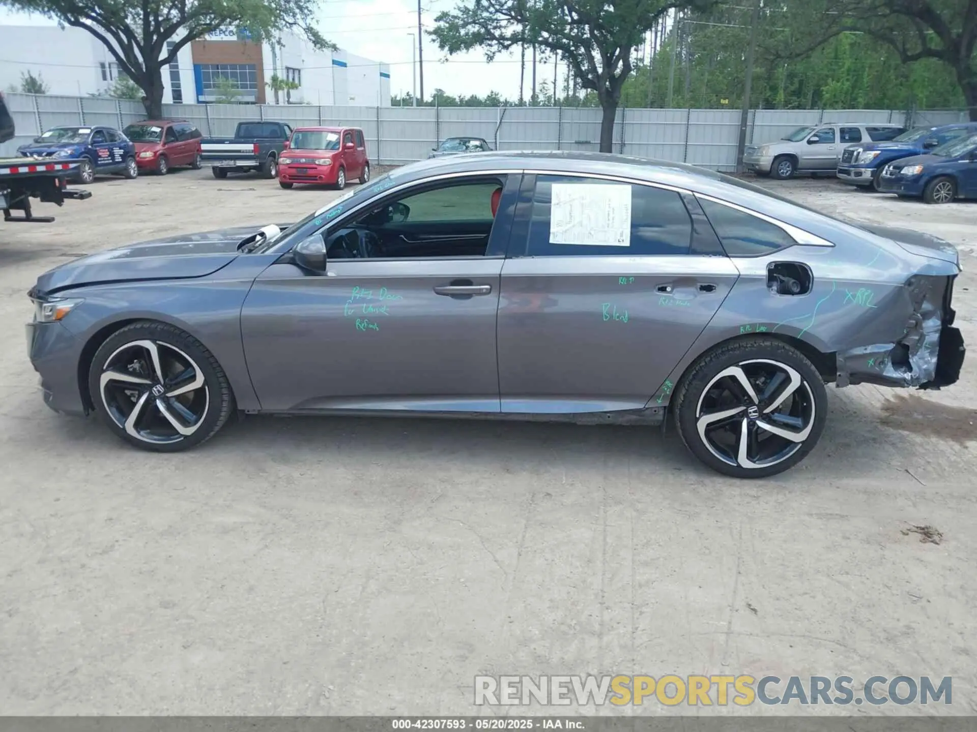 14 Photograph of a damaged car 1HGCV1F30LA075691 HONDA ACCORD 2020