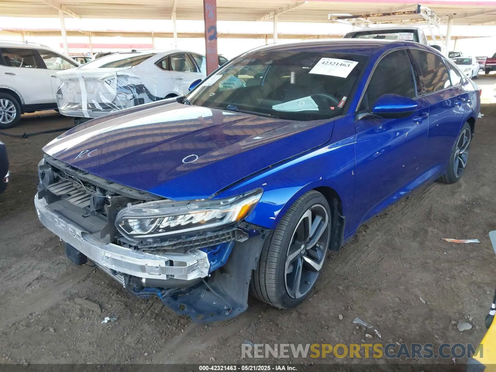 2 Фотография поврежденного автомобиля 1HGCV1F30LA147652 HONDA ACCORD 2020