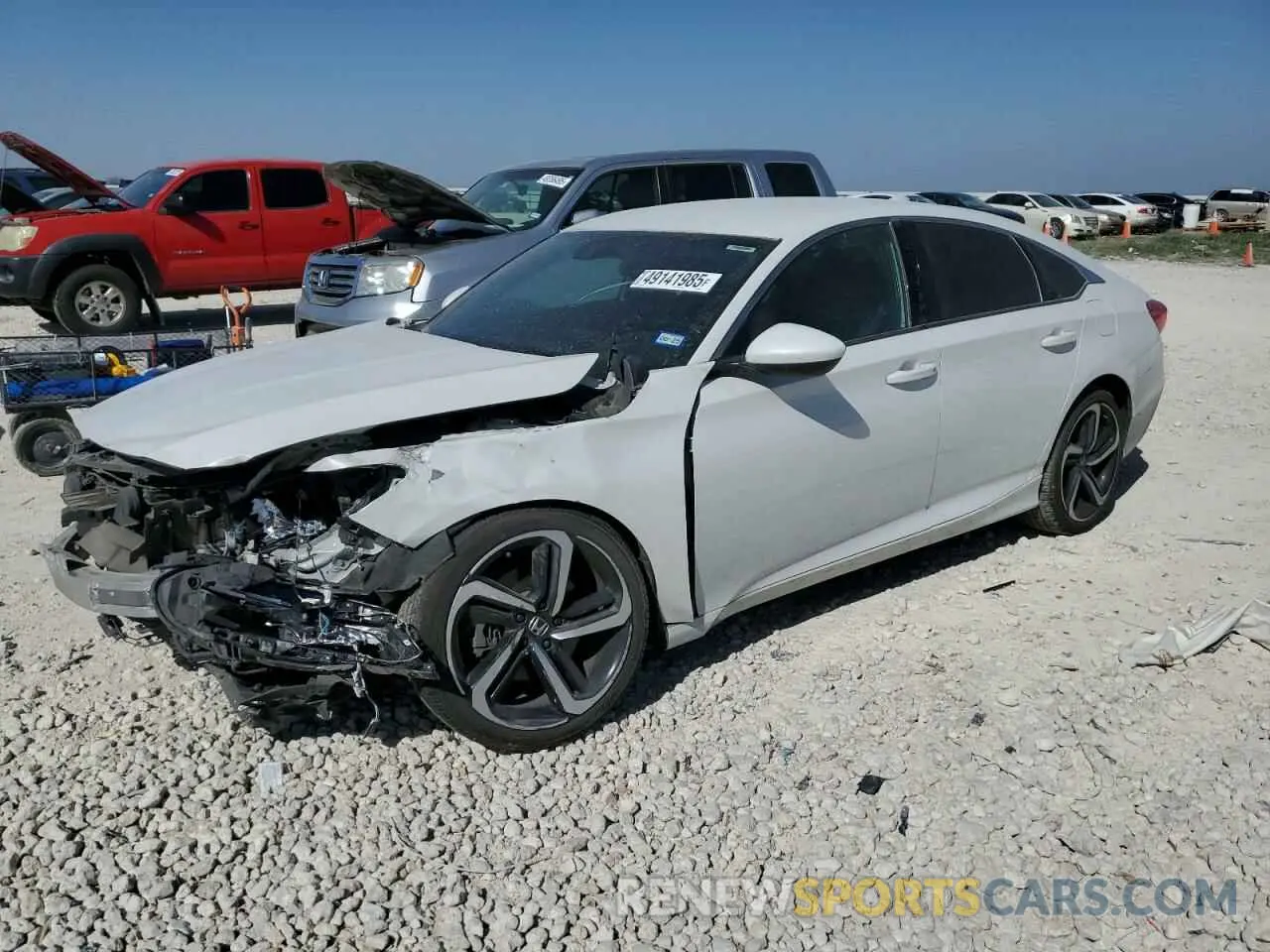 1 Photograph of a damaged car 1HGCV1F31LA034793 HONDA ACCORD 2020