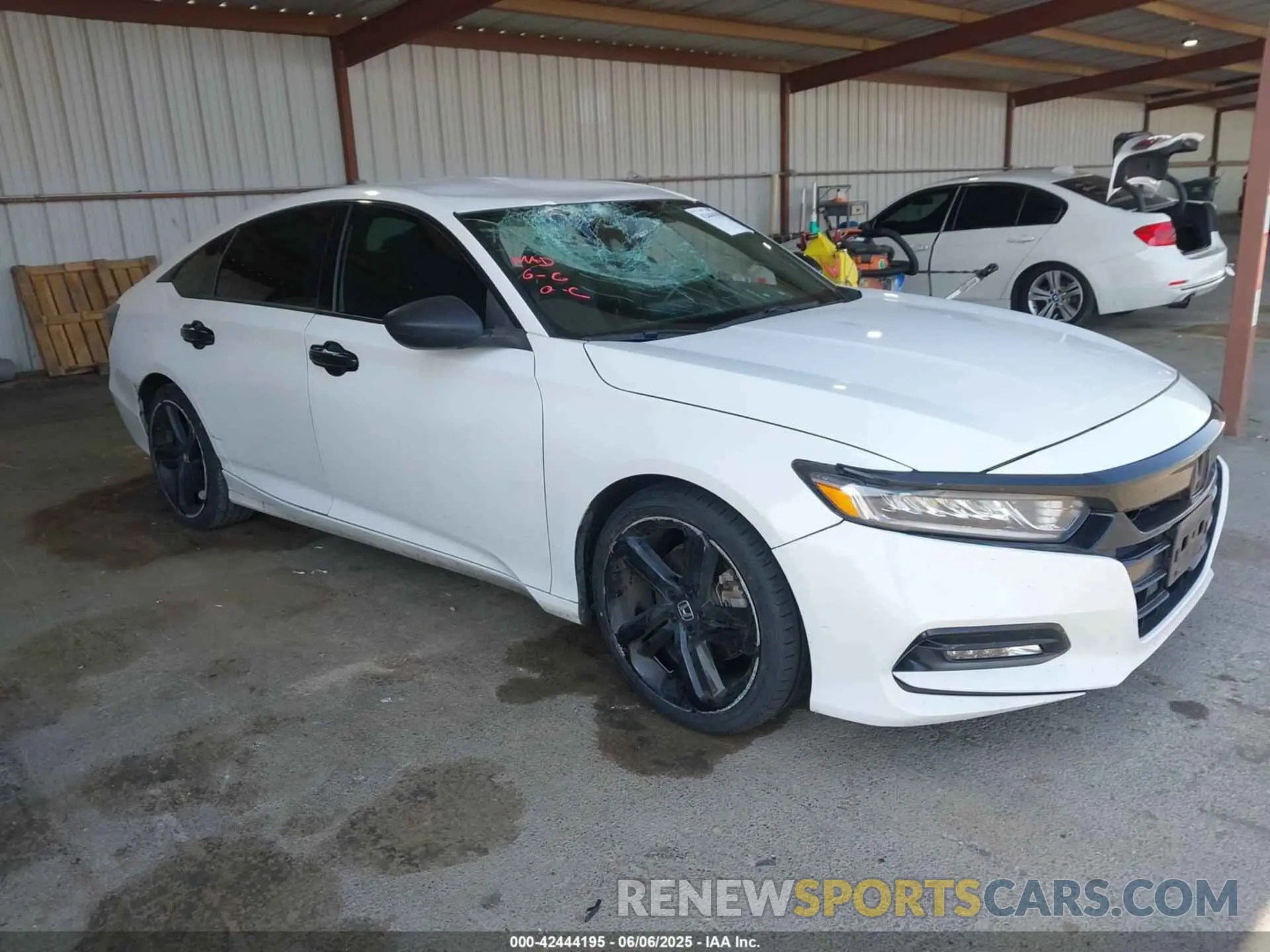 1 Photograph of a damaged car 1HGCV1F31LA056535 HONDA ACCORD 2020