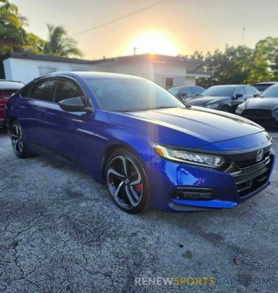 1 Photograph of a damaged car 1HGCV1F31LA082553 HONDA ACCORD 2020