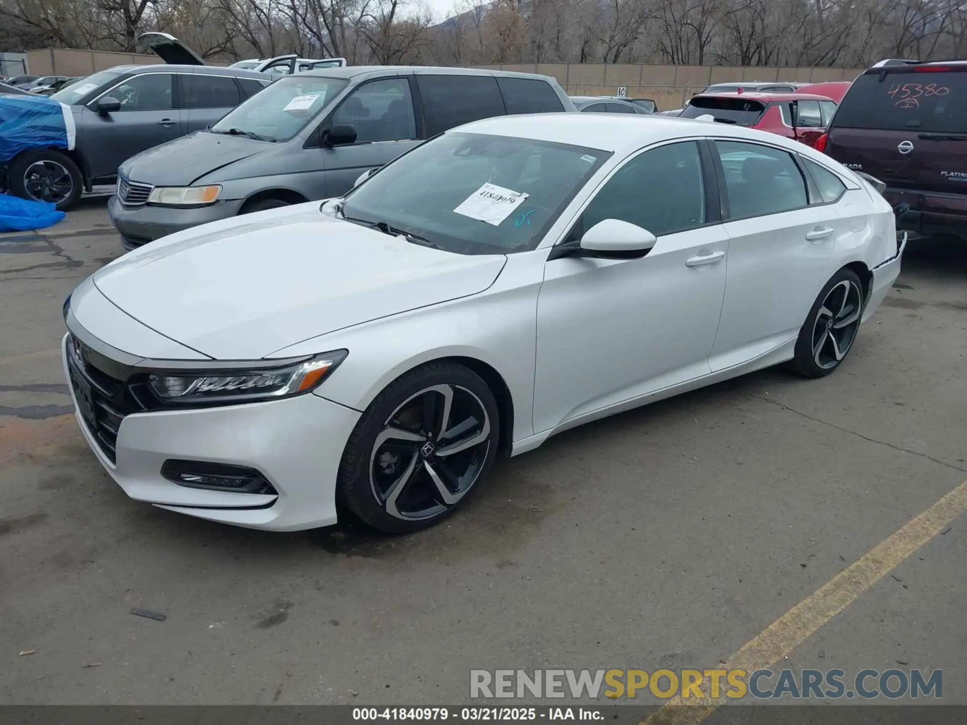 2 Photograph of a damaged car 1HGCV1F31LA117401 HONDA ACCORD 2020