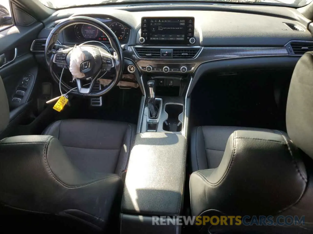 8 Photograph of a damaged car 1HGCV1F31LA137504 HONDA ACCORD 2020