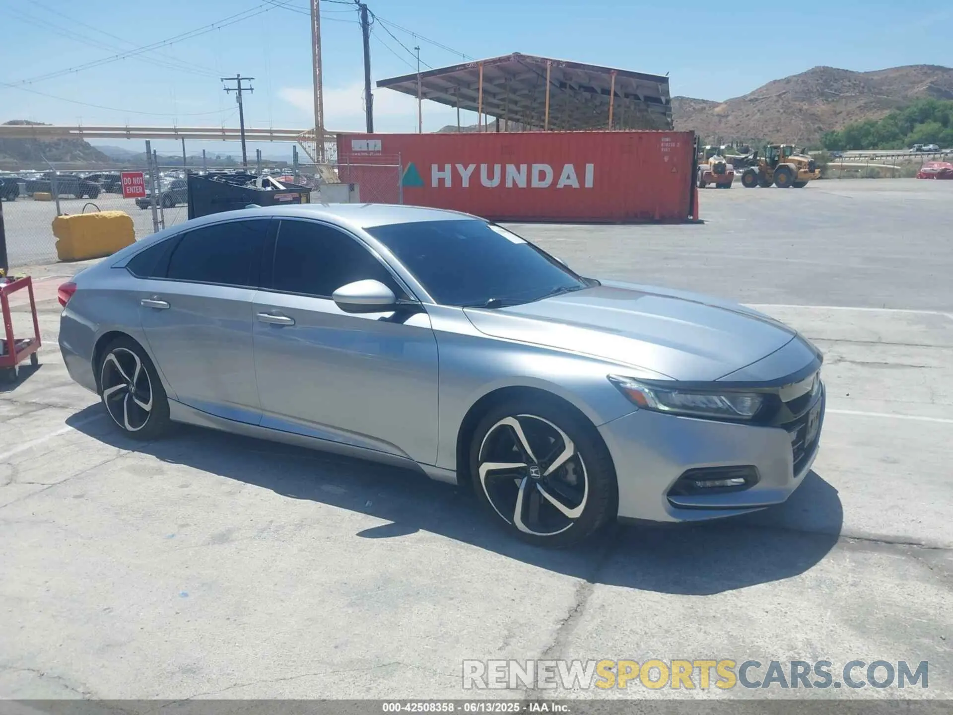 1 Photograph of a damaged car 1HGCV1F32LA068998 HONDA ACCORD 2020