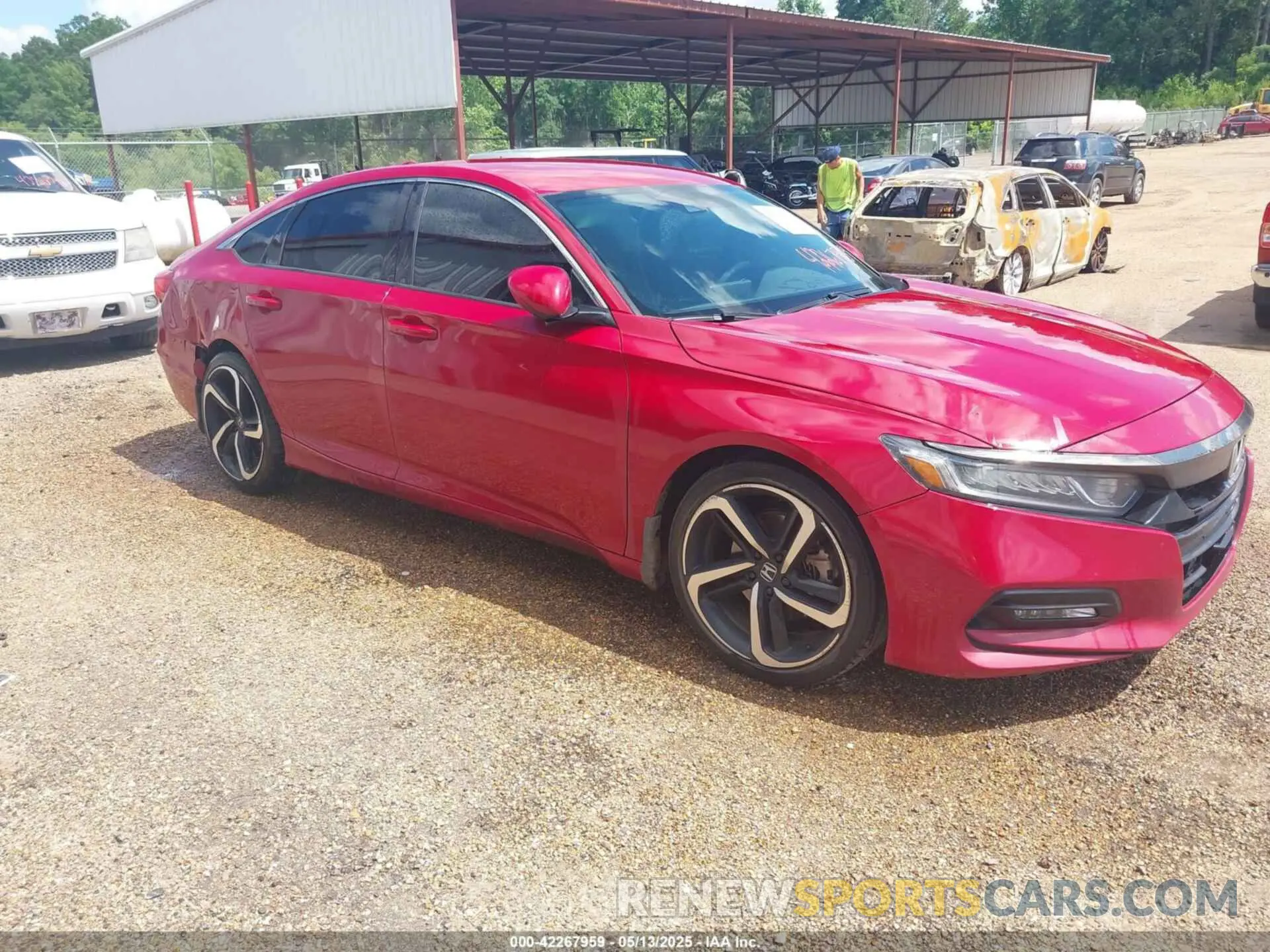 1 Photograph of a damaged car 1HGCV1F32LA136295 HONDA ACCORD 2020