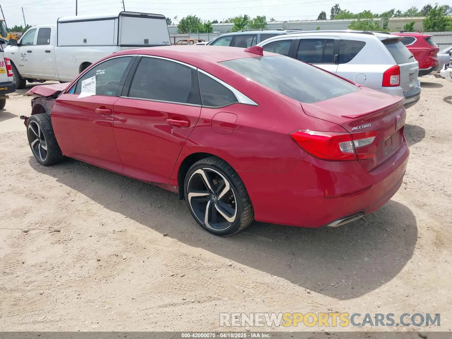 3 Photograph of a damaged car 1HGCV1F33LA004100 HONDA ACCORD 2020