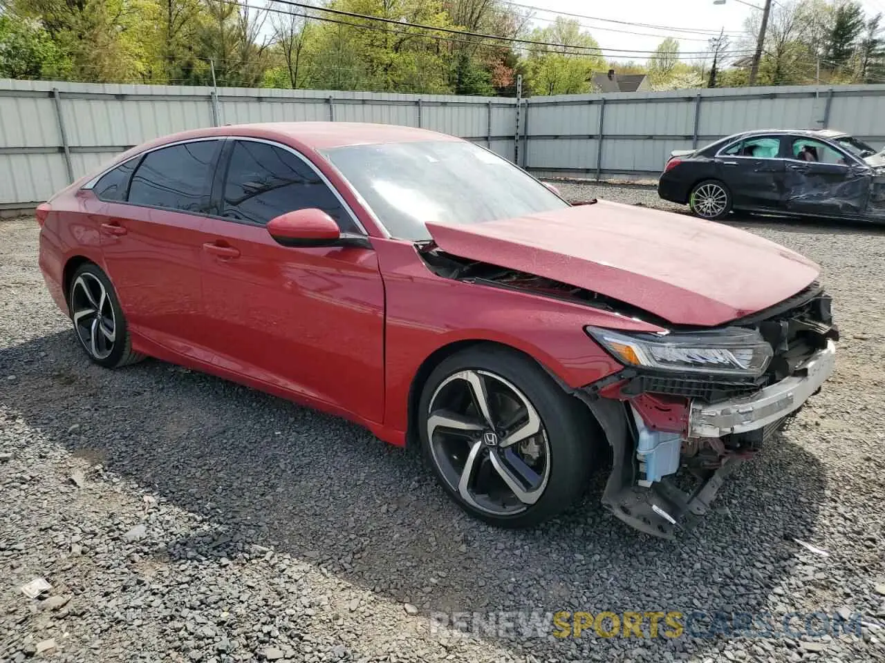 4 Фотография поврежденного автомобиля 1HGCV1F33LA005876 HONDA ACCORD 2020