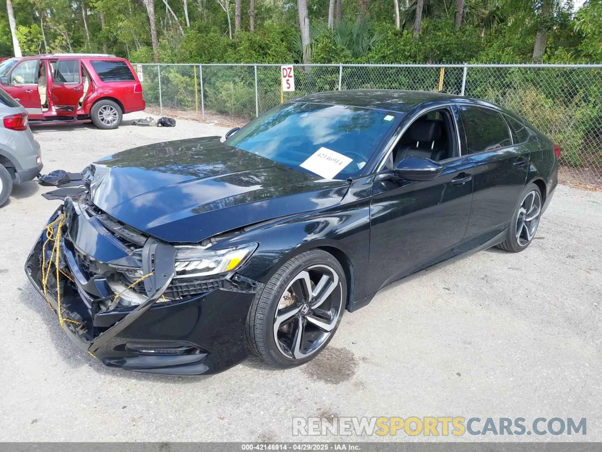 2 Photograph of a damaged car 1HGCV1F33LA082182 HONDA ACCORD 2020